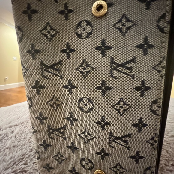 Louis Vuitton Mini Lin Navy Blue Wallet - Picture 7 of 14